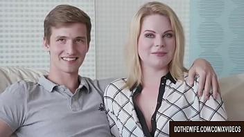 Blonde Wife Adry Berty Gets Her Pussy Pumped While Cuck