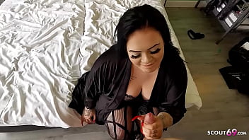 German Curvy BBW Teen Anastasia Pickup for Rough Amateur Fuck