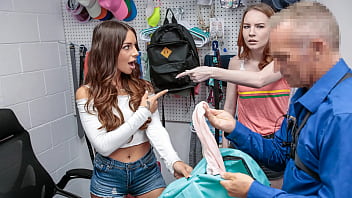 Mall Officer Makes the Teens Bounce on His Bog Cock