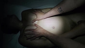 POV Massaging Her Body and Cumming on Her Bush