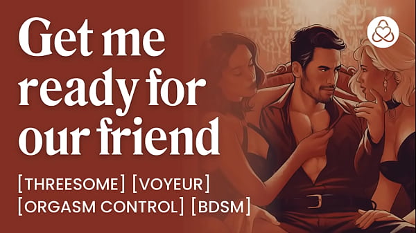 Threesome at a sex club, boss fucks her secretary |