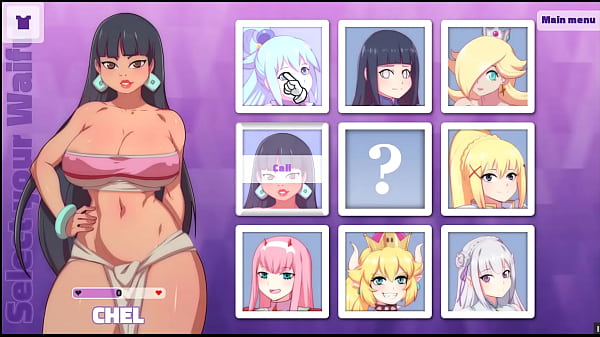 Waifu Hub [PornPlay Parody Hentai game] Emilia from Re-Zero couch