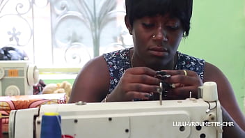 Exhibition of a public fuck in the sewing workshop of