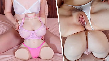 Stepsister gifts threesome with Tantaly doll on birthday