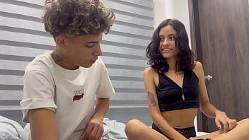 My little stepsister catches me playing with her underwear and