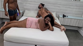Large 20yo brazilian black woman fucks with stepbrothers