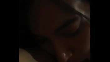 White girl gives a delicious blowjob until she gets cum