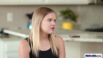 - Tiny stepdaughter gets licked by stepmom