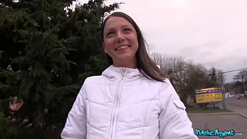 PublicAgent - teen college babe with tight petite body experiences