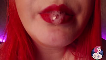 Boobies play and toy sucking spit play