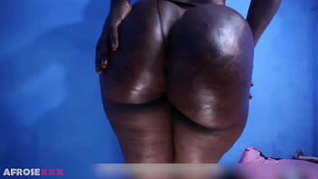 Tall African big butt with a hot round big booty