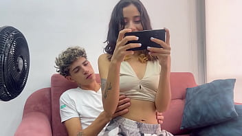 I teach my little stepsister how to play on the