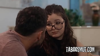 Brunette Babe And Her Stepbrother Get Into Foursome With Their