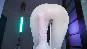 Cum-Soaked Yoga Pants