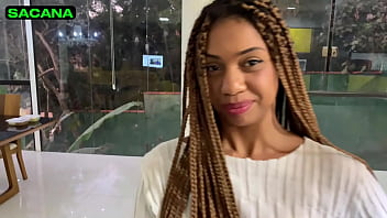 Skinny girl couldn't resist when she saw it