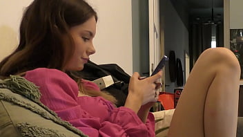 Skinny Petite Girlfriend comes for a Porn Casting No Panties