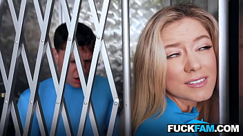 Superheroine&rsquo;s Suit Rips&mdash;Teammates &lsquo;Recharge&rsquo; Her with a THREESOME! River Lynn,