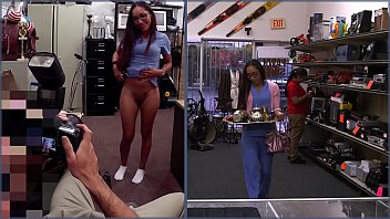 XXXPAWN - Desperate Latin Nurse Visits Pawn Shop For Fast