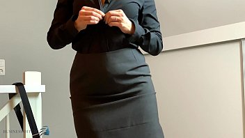 Personal assistant gets anal fuck ends with her first ass