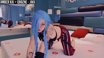 Amberzinha Cosplay's - JINX from League of Legends ft. QroZne