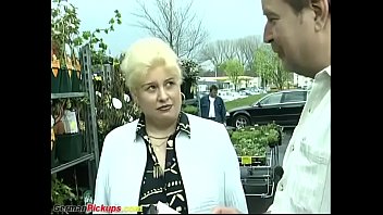 German bbw mom picked up for first anal