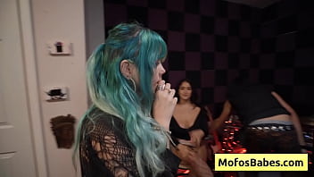 Natural busty teen brunette enjoy big loads of hot cum