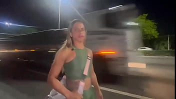 WIFE BEING FOLLOWED AND AT THE END IT'S HOT FOR