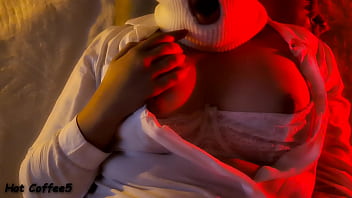 He cum on my new panties and then put dick