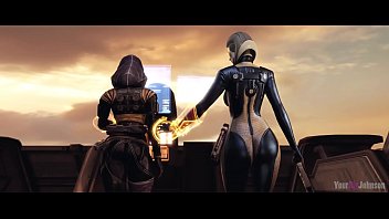 Tali becomes Curious about EDI's huge cock, / Tali