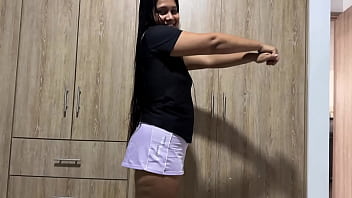 Stepsister asks me to record her exercises for TikTok and