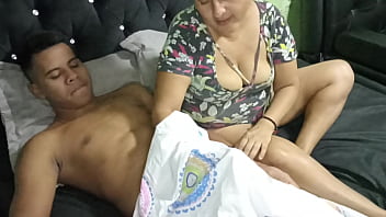 I watch movies with my stepson and I suck his