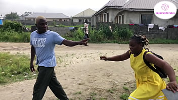 HORNY STUDENT RUNS AFTER THE BLACK TEACHER TO TRADE SEX