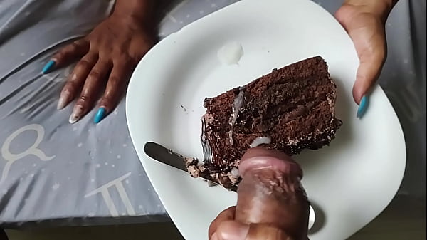 Cumming on the cake! Wife asked for condensed milk and
