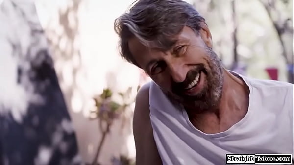 Petite brunette gangbanged by stepfamily