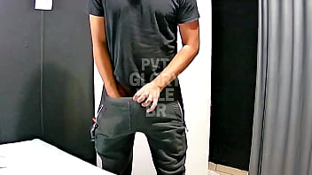 Straight with big uncut dick came to cum at GloryHole...