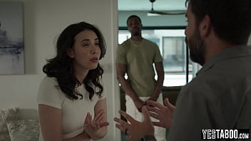 Horny cuck husband gets his depressed wife a big black