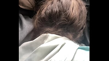 Her boyfriend doesn’t know she’s getting facefucked on the road