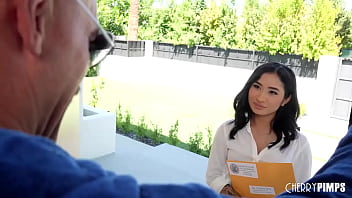 Petite Asian Spinner Avery Black Tossed Around and Fucked by