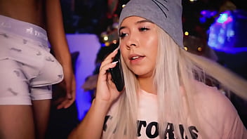 I call my parents like a good girl, while I