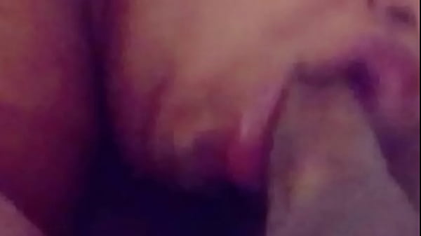 Naughty wife deep throating her neighbor's big black dick