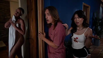 Tiny ABG Step Sis Catches Me Perving On Stepmom And