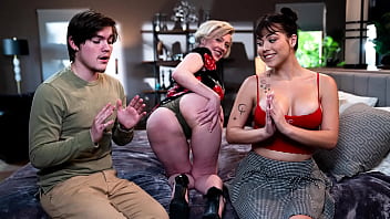 Dee Williams Teaches Stepson Tyler and Lilith Anal in Virginity-Saving