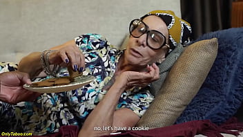 Horny 77 Years old tattooed granny bbc ass fucked