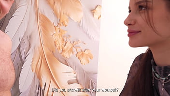 Brunette Girl Craves Her Friend’s Huge Cock and Gets Her