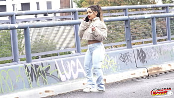 GERMAN SCOUT - Small Latina Midget Munequita Enfadada talk to