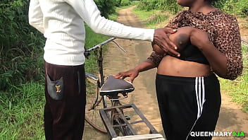 She didn't mind fucking him on the roadside