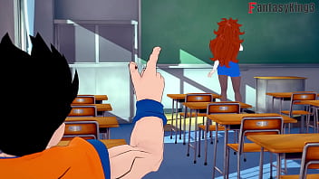 Erasa almost catch Gohan & Android 21 fucking | 4