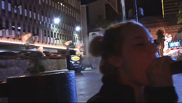 18 Naked in Public Sucking Cock and Fucking and EMOTIONAL