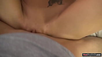 Sneaky stepmom sucks her stepsons cock