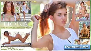 Beautiful young brunette amateur Fiona dance naked in her home